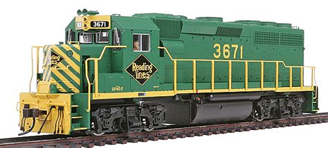 Atlas Emd Gp40 2 Phase I Standard Dc Masterr Silver Reading