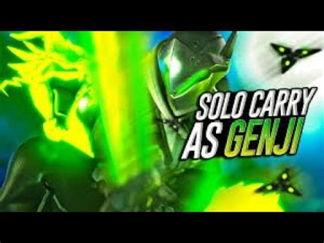 Genji Is The Best Caracter Overwatch Genji Montage YouTube