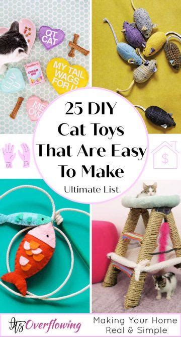 25 Homemade DIY Cat Toys You Can Make