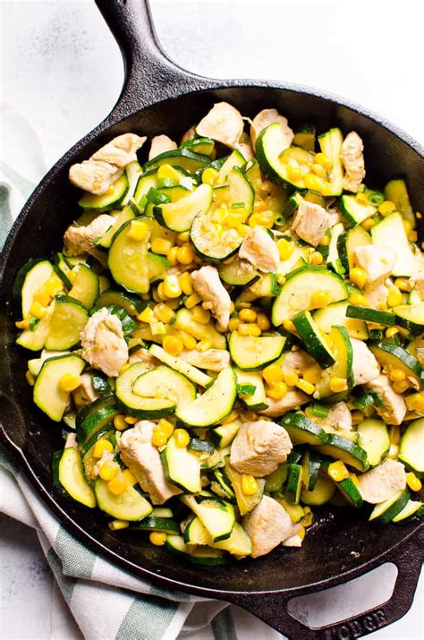 chicken zucchini squash recipes