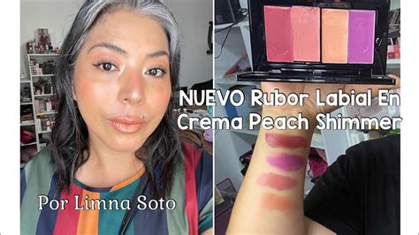 Conoce El NUEVO Rubor Labial En Crema Peach Shimmer Lanzamiento