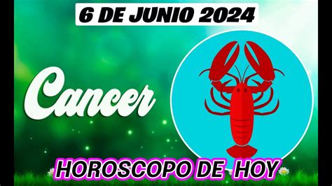 La Fortuna Llega Hoy 💲🔮💵cáncer♋horoscopo De Hoy Cáncer 06 De Junio 2024 Cáncer Hoy Youtube