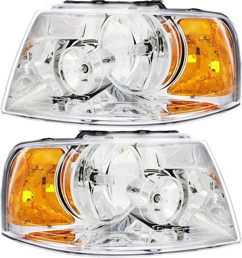 Amazon For Ford Expedition Headlights Lamps Set 2003 2004 2005