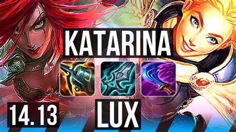 KATARINA Vs LUX MID 71 Winrate 7 Solo Kills 15 3 7 Legendary