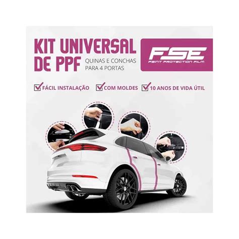 Kit Universal De Ppf Quina E Concha Para Portas Fse Na Sbrio Loja