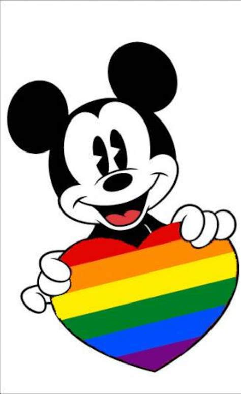 Disneys Mickey Mouse Pride Stickers Pack Etsy