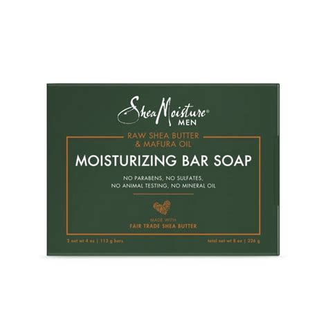 Sheamoisture Mens Bar Soap Moisturizing 8 Oz 2 Bars