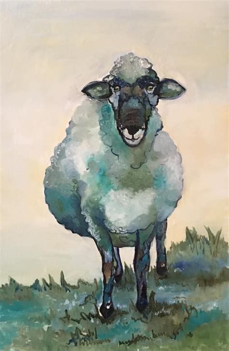 By Christy Mcmillen Sheep Oil Painting Oil Painting Painting Art