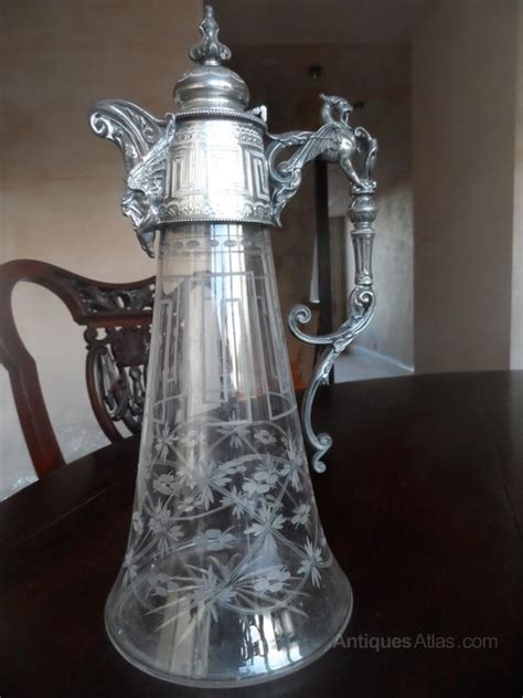 Antiques Atlas 19th Century Acid Etched Silver Plated Claret Jug As511a960 Dmcklo798