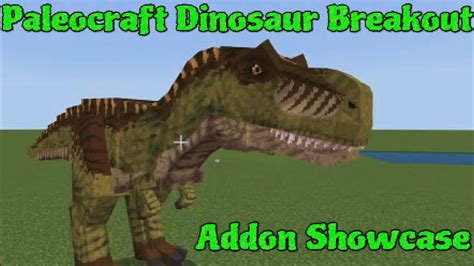 Paleocraft Dinosaur Breakout Addon Showcase Minecraft Youtube