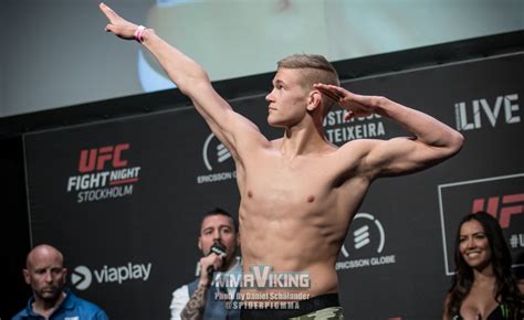 Weigh In Pics Oliver Enkamp At Ufc Stockholm Debut