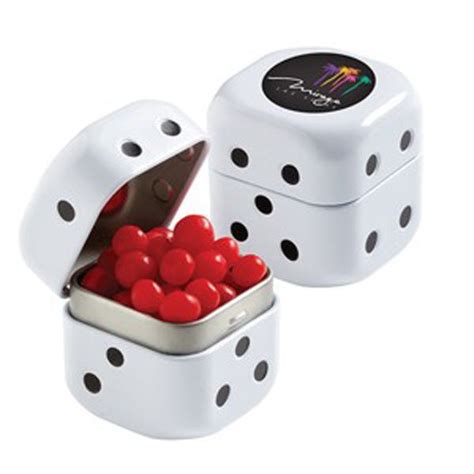 Dice Tin With White Mints Tin Mint Mint Candy