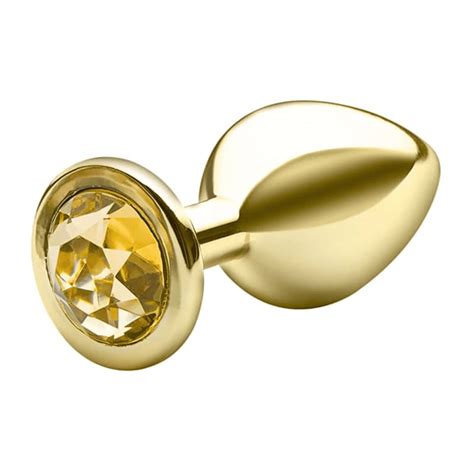 Plug Anal Médio Lite Plug Joia Dourado