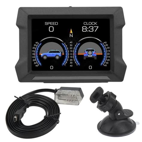 Dioche Jauge OBD2 HUD Aramox Affichage HUD De Voiture Compteur De