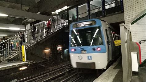 Métro Ligne 7 Arrivée d un MF77 IDFM 163 A Gare de l est YouTube