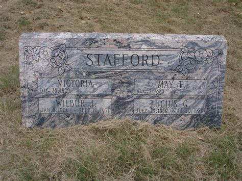 Victoria Stafford 1929 Desconocido Homenaje De Find A Grave