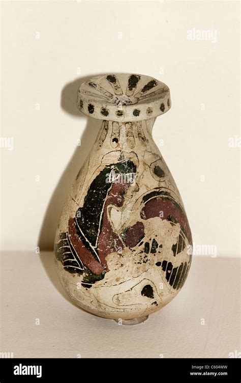 Aryballos Greek Greece Container Perfume Bottle For Man Th Century Bc