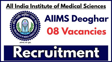 Aiims Deoghar Recruitment Apply For Junior Resident Posts