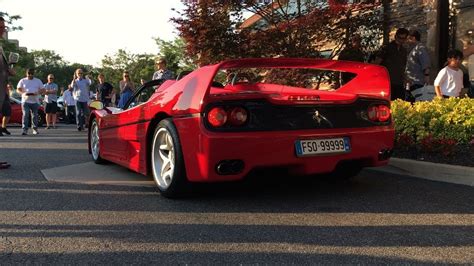 Loud Red Ferrari F50 Youtube