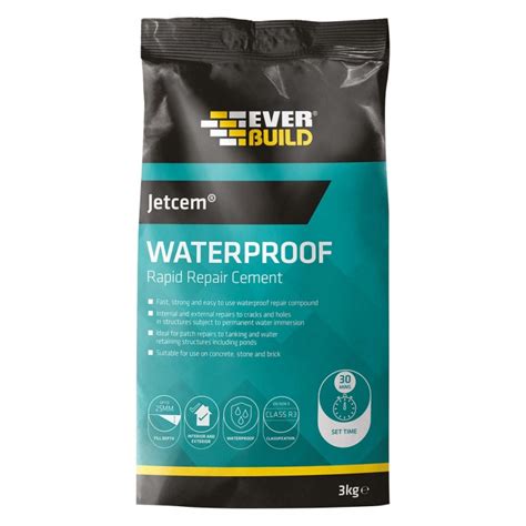 Jetcem Waterproofing Rapid Setting Cement 3kg Selco