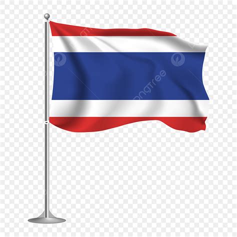 Thailand Flag Clipart Vector, National Flag Of Thailand, Thailand, Thailand Flag, Flag Of ...