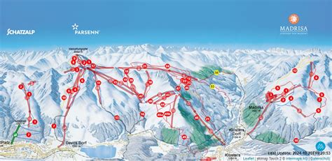 Pistenplan Der Davos Klosters Mountains Davosklostersmountains Ch