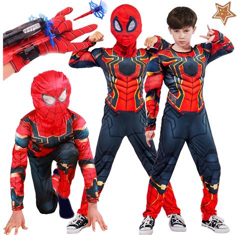 Spiderman Str J Karnawa Owy Iron Spider Man Przebranie Wyrzutnia