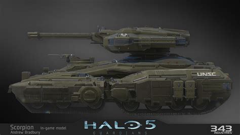 Halo 5 Scorpion Andrew Bradbury Halo 5 Halo Armor Futuristic Cars