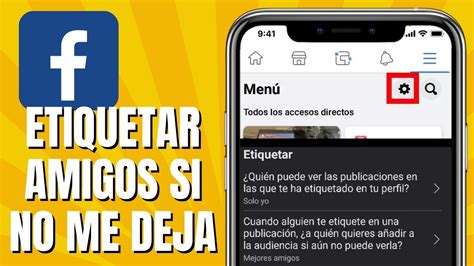 Por qué no puedo etiquetar a una persona en Facebook tech10