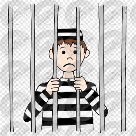 Someone In Jail Clipart