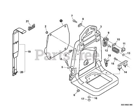 Echo Pb 620 Echo Backpack Blower Sn 09001001 09999999 Backpack Frame Harness S N