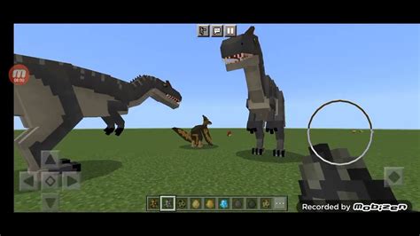 самый топовый мод на динозавров Top Mod Dinosaur Minecraft Youtube