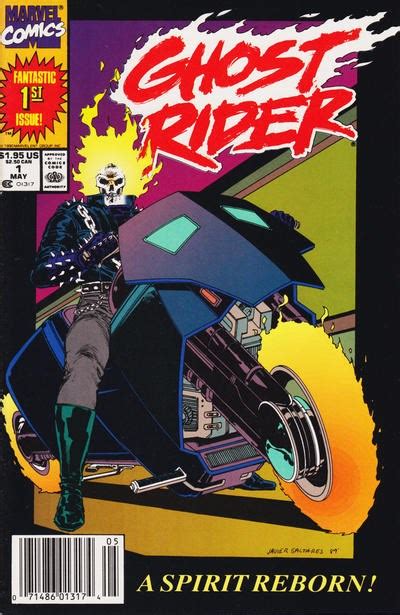 Ghost Rider 1 Newsstand Ghost Rider 1990 Series Marvel Comics