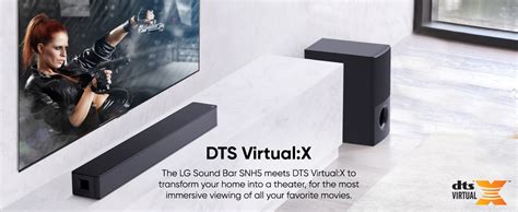 LG SNH5 4 1 Channel 400W High Power Sound Bar With DTS Virtual X And AI