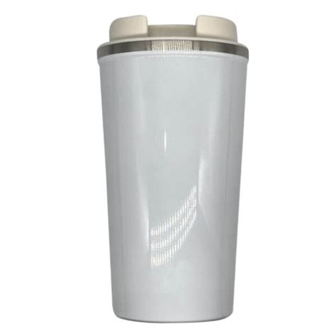 Double Wall Stainless Steel Latte Mug White Titan Jet Africa