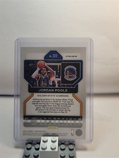 2021 22 Prizm Jordan Poole Red Cracked Ice Warriors EBay