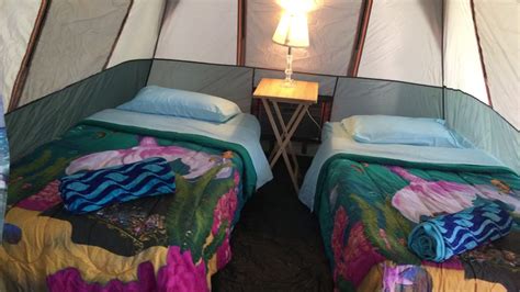 Glamping in the Holly Beach Tent at the Louisiana Cajun Mansion - YouTube