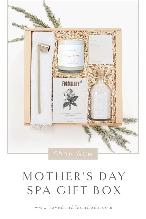 Spa T Box For Mom Mother S Day Ts Bath And Candle T Basket Ideas Candle Ts