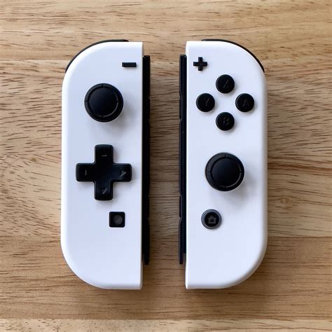 Custom Nintendo Switch Joy Con Controllers White Led Mod Backlit Butto