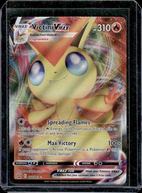 Victini Vmax Swsh05 Battle Styles 022163 Ultra Rare The Card Hub