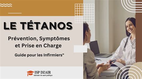 Le T Tanos Pr Vention Sympt Mes Et Prise En Charge Guide Pour Les