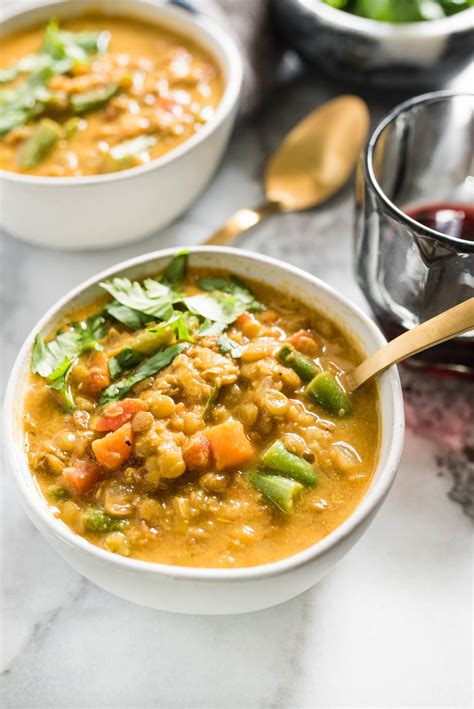 The Easiest Curried Lentil Soup