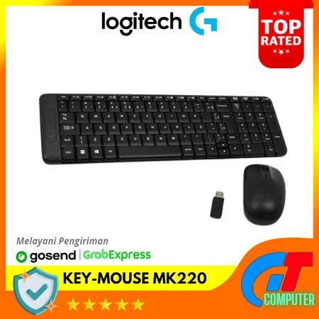 Jual Logitech MK 220 Wireless Combo Keyboard Mouse Shopee Indonesia