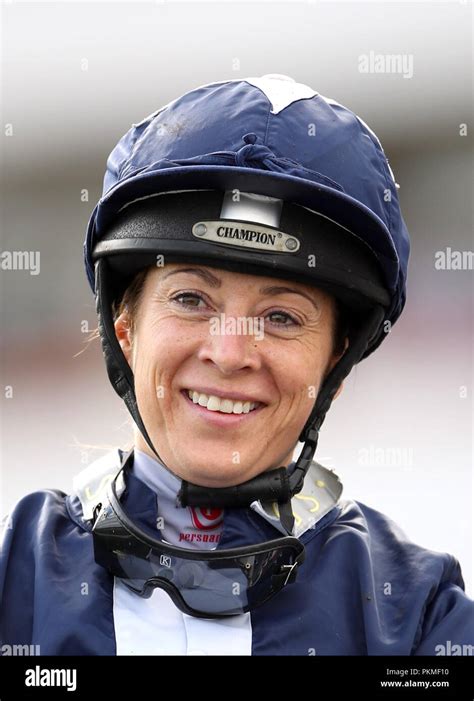 Jockey Hayley Turner Stock Photo - Alamy