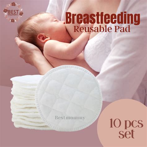 Bestmommy Breastfeeding Reusable Breast Pad Pcs Set Baby Anti