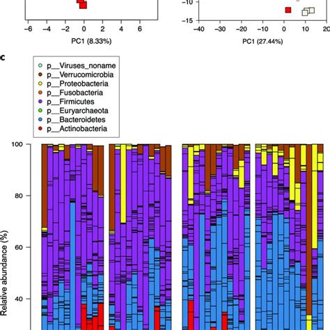 Microbial Beta Diversity Analysis Principal Component Analysis Pca