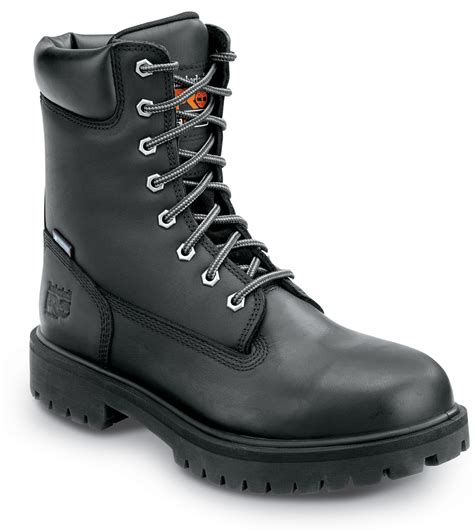 Black Steel Toe Boots Men