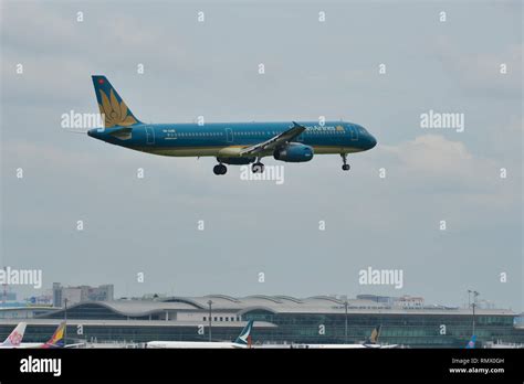 Saigon Vietnam Nov 20 2018 An Airbus A321 Airplane Of Vietnam