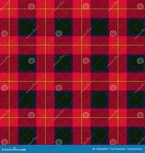 Lumberjack Plaid Pattern Seamless Vector Background Alternating