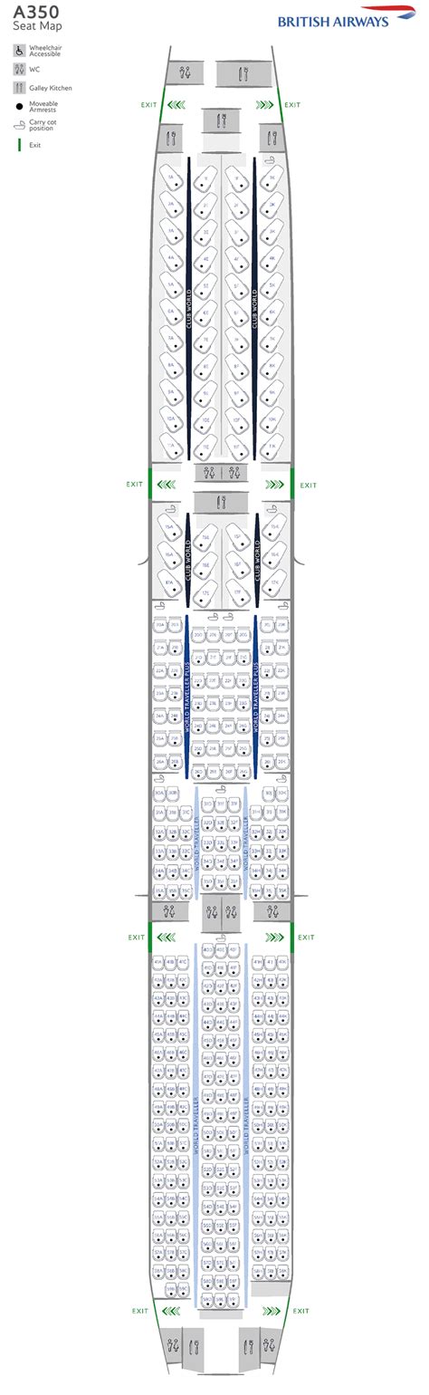 Mapa De Asientos Del Avi N Informaci N British Airways